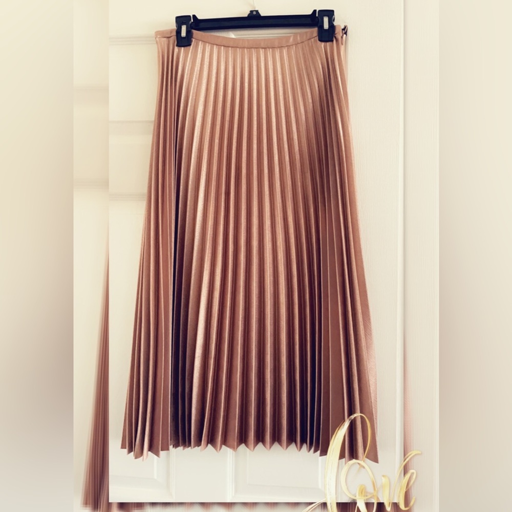 MAGASCHONI- Pleated Midi Skirt, Size:4